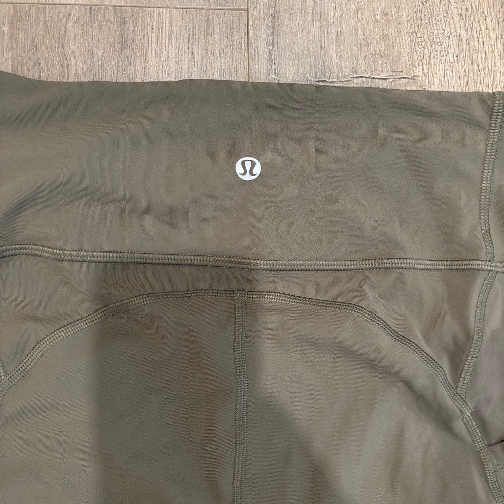 Lululemon leggings olive green